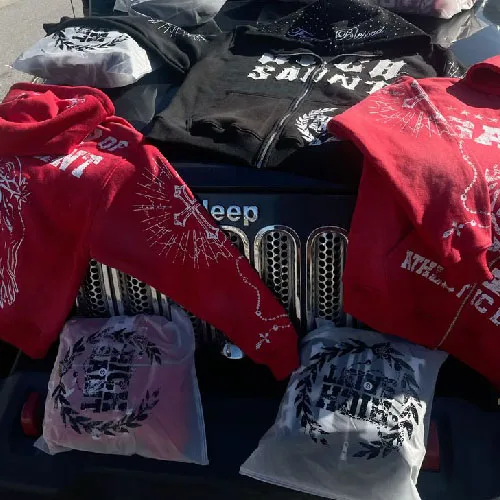 distressed embroidery hoodies manufacturer