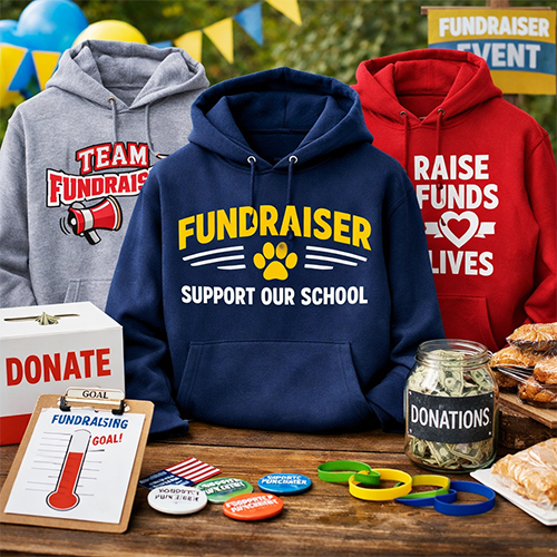 custom Fundraising Hoodies manufacturers